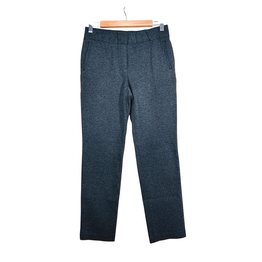 J. Jill‎ Ponte Slim Leg Pants Charcoal Heather Women's XS